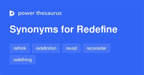 redefine synonym|redfin.